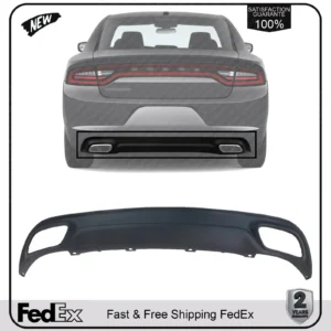 NEW Rear Lower Valance Textured For 2015-2023 Dodge Charger