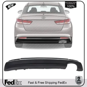 NEW Rear Bumper Lower Valance Panel Textured For 2016-2018 Kia Optima KI1195125