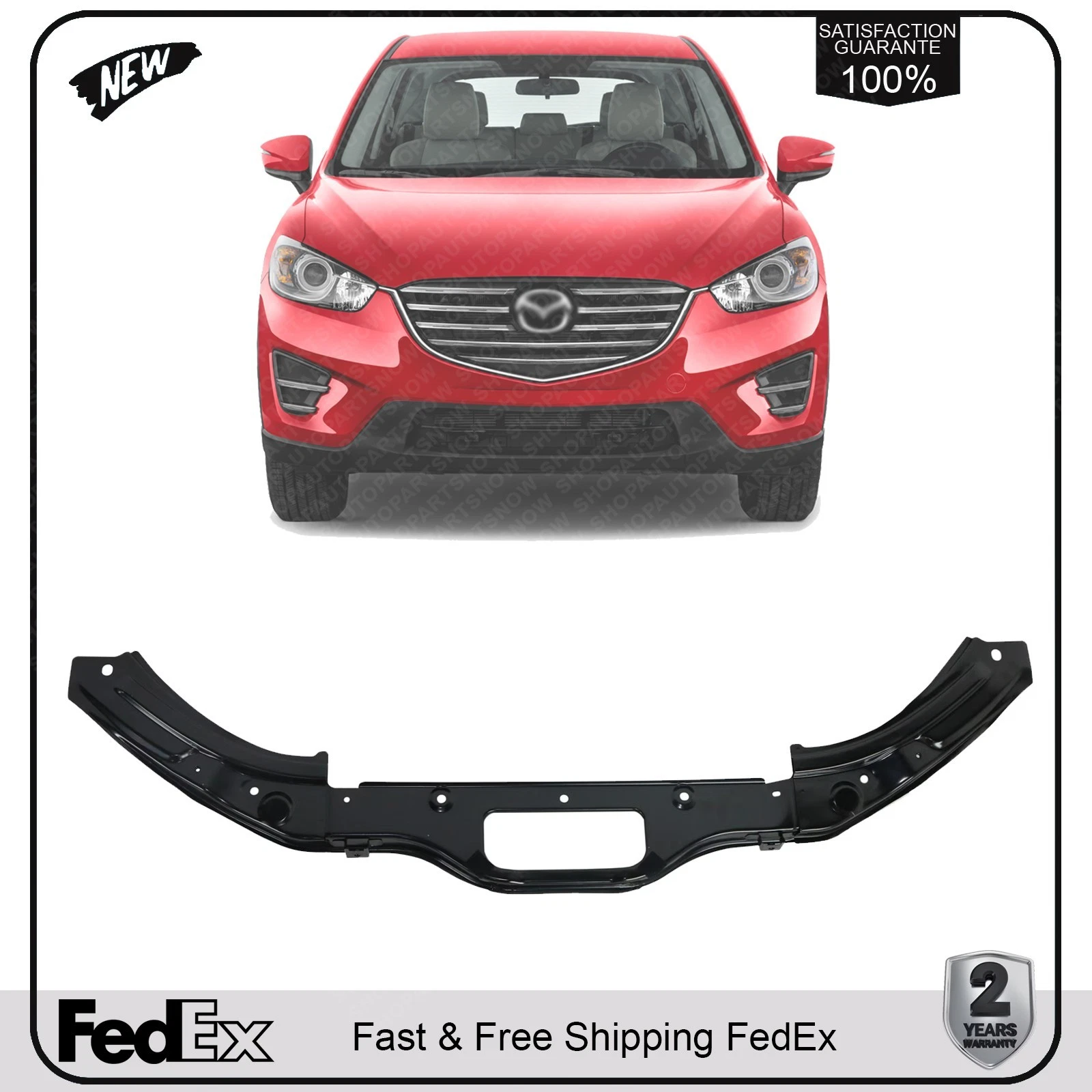 NEW Front Radiator Support Cover For 2017-2021 Mazda CX-5