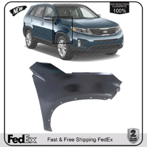 NEW Front Fender Right Passenger Side Primed For 2012-2015 Kia Sorento