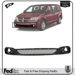 NEW Front Bumper Grille Textured Gray For 2011-2020 Dodge Grand Caravan