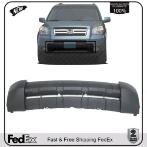 Front Bumper Cover Skid Plate Apron Plastic Textured For 2006-2008 Honda Pilot