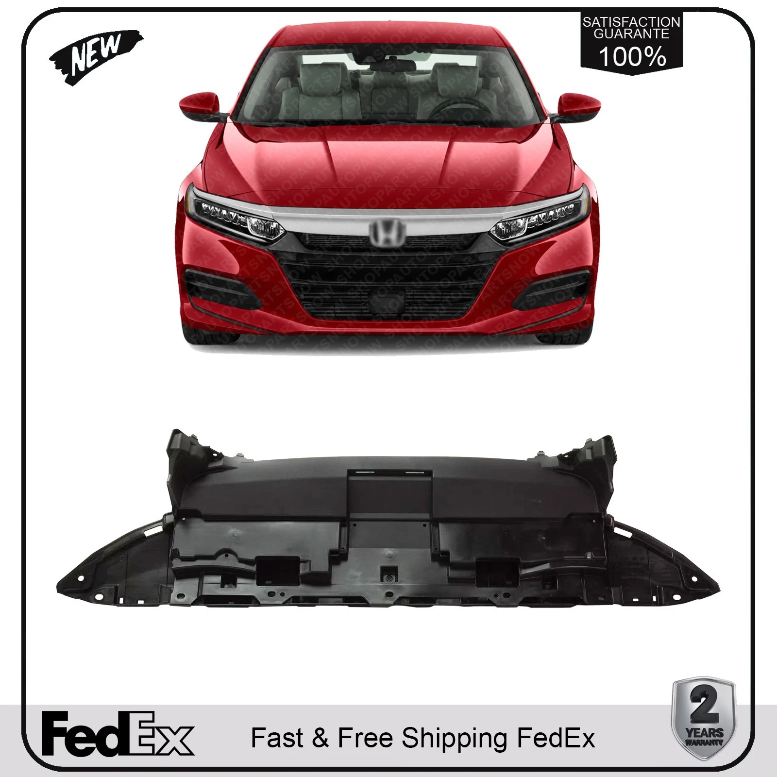 NEW Front Engine Splash Shield Under Cover For 2018-2020 Honda Accord