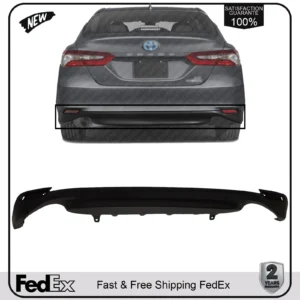 New Rear Bumper Lower Valance Textured For 2018-2022 Toyota Camry