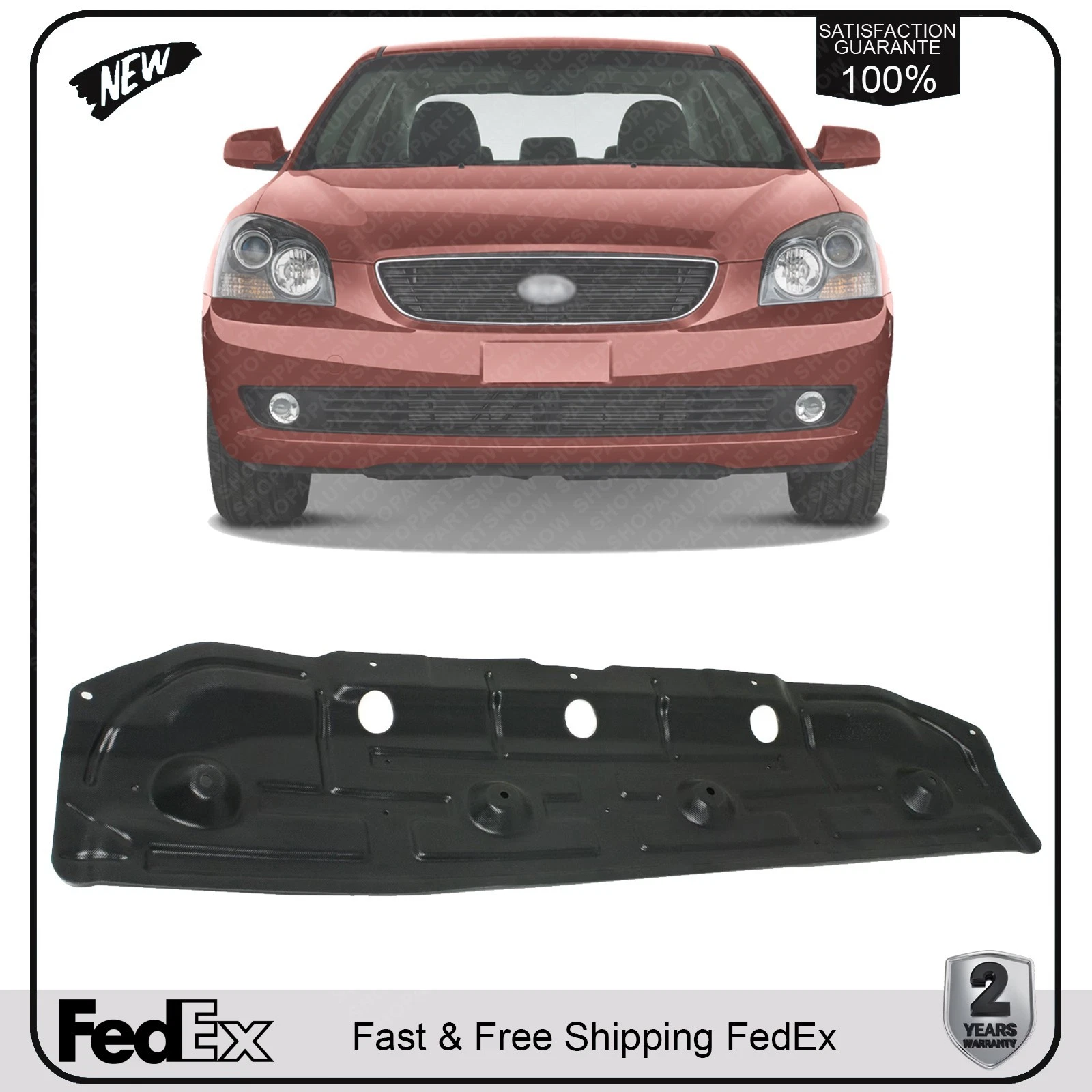 NEW Front Engine Splash Shield Under Cover For 2011-2013 Kia Optima