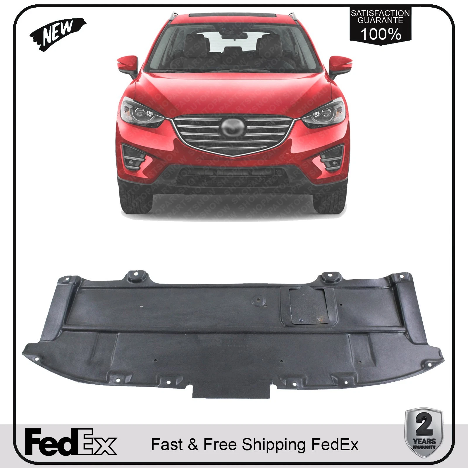 NEW Front Engine Splash Shield Under Cover For 2013-2016 Mazda CX-5