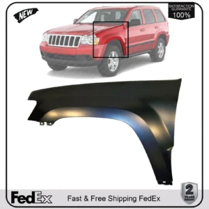 NEW Front Left Driver Side Fender For 2005-2010 Jeep Grand Cherokee