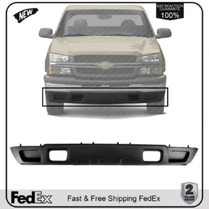 NEW Front Lower Valance Black For 2003-2006 Chevrolet Silverado 1500 2500HD 3500