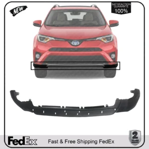 NEW Front Bumper Lower Valance Textured For 2016-2018 Toyota RAV4