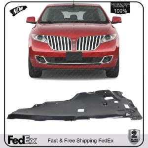 NEW Front Left Driver Side Engine Splash Shield Under Cover For 2011-2014 Ford Edge / 2011-2015 Lincoln MKX