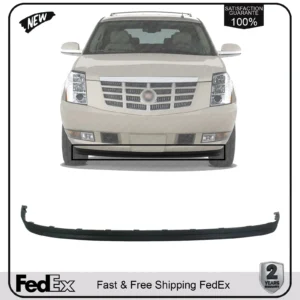 NEW Front Lower Bumper Air Deflector Matte Black For 07-14 Cadillac Escalade ESV