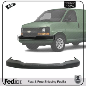 NEW Front Bumper Upper Cover Textured For 2003-2023 Chevrolet Express / GMC Savana 1500 2500 3500