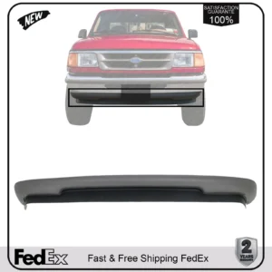 NEW Front Lower Valance Textured Without Fog Light Holes For 1993-97 Ford Ranger