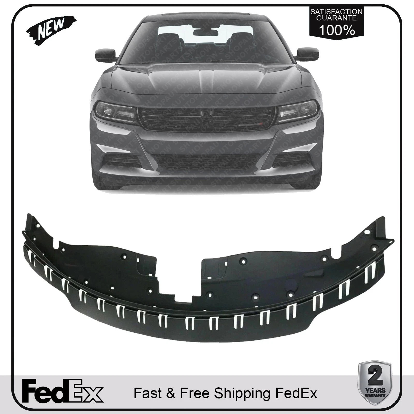 NEW Front Radiator Support Cover For 2015-2023 Dodge Charger