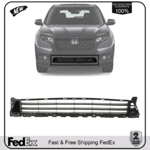 NEW Front Bumper Lower Grille Textured Black For 2019-2021 Honda Passport