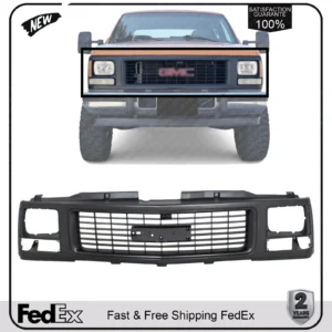 NEW Front Grille Assembly Black For 1988-1993 GMC C/K Series GM1200356 15986073