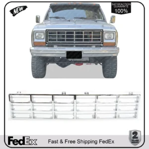NEW Front Grille Chrome Shell & Insert For 1981-1985 Dodge Ramcharger D150 D250
