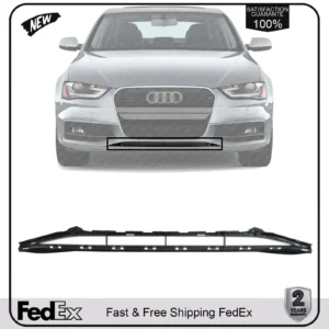 NEW Front Bumper Grille Center Primed For 2013-2016 Audi A4 Quattro / Audi S4