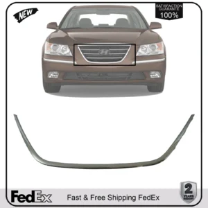NEW Front Upper Bumper Molding Chrome For 2009-2010 Hyundai Sonata