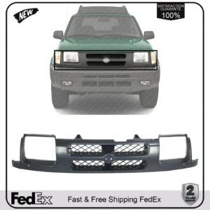 NEW Grille Painted Dark Gray Shell and Insert For 2000-2001 Nissan Xterra
