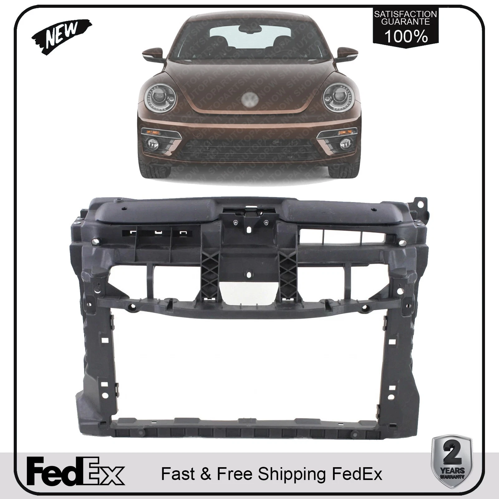 NEW Front Radiator Support Assembly For 2012-2019 Volkswagen Beetle
