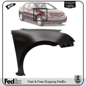 NEW Front Fender Right Passenger Side Steel Primed For 2007-2012 Nissan Sentra