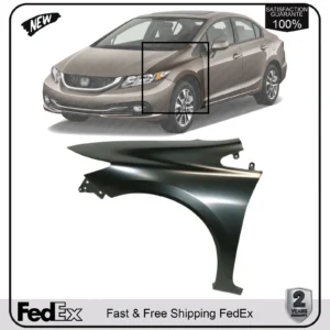 NEW Front Fender Left Driver Side For 2012-2015 Honda Civic